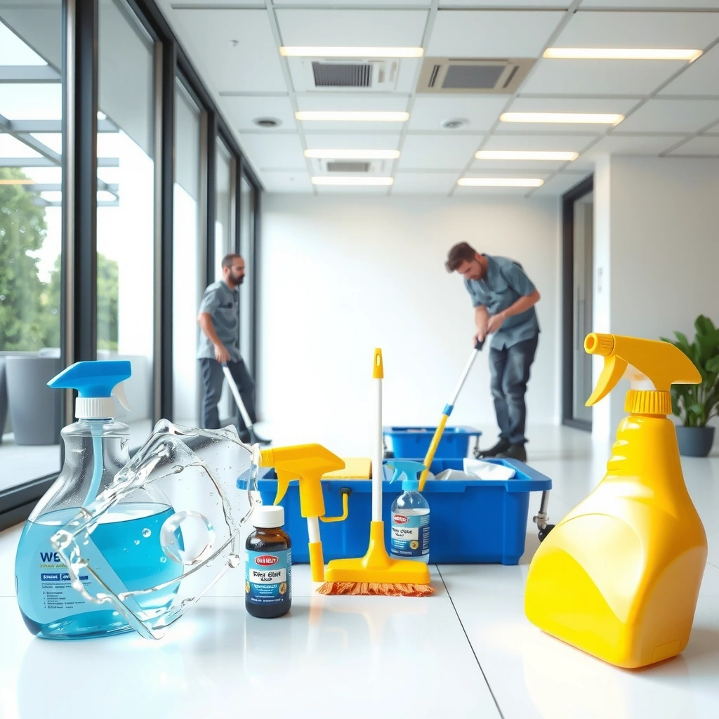 Commercial office cleaning service