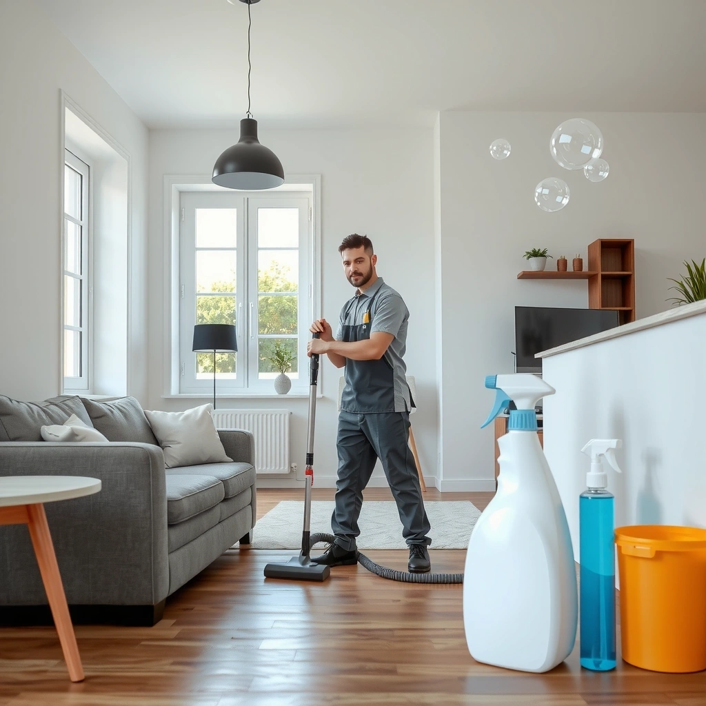 Professional residential cleaning service